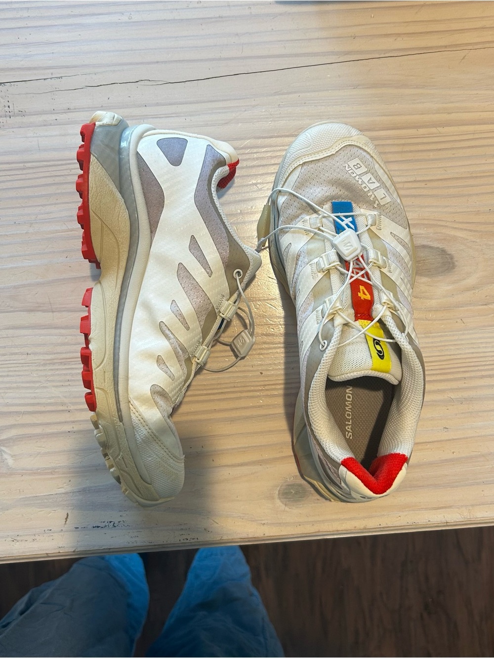 Salomon White Xt-4 Og 'Vanilla Ice' sneakers - Picture 4 of 12